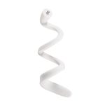 Tonton Universal Baby Monitor Holder with 1/4 Threaded Hole, Flexible Baby Monitor Camera Stand for Cot, Baby Camera Bracket Without Drilling, Compatible with Most Baby Monitors Camera(White)