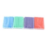 400Pcs Colorful Dental Swabs Disposable Micro Brush Dental Materials Applicators Micro Swabs for Eyelash Extension Removal Nail Art Painting