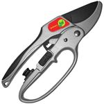 Secateurs, Ratchet Anvil Style Shears, Made For Weak Hands But Strong Enough For Any Pruning Application - Garden Pruners, This Tool Makes A Great Gift For Gardeners