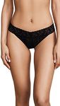 Hanky Panky Women's Signature Lace Original Rise Thong Panty, Black, One Size