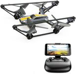 X-TANKCOPTER Hybrid Quadcopter-Tank Drone, HD camera, Smartphone App, VR Goggles FPV, 2.4GHz