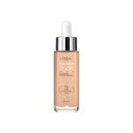 L'Oreal Paris True Match Tinted Serum Foundation, 1% Hyaluronic Acid, Hydrating Formula, Replumps Skin in 1 Hour for a Natural Glowing Finish, 30 ml, Shade 2-3 Light