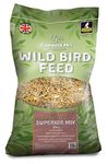 Copdock Mill Wild Bird Seed Superior Mix 20kg - All Year-Round Bird Seeds for Small Garden Birds - 100% Natural Nutritional Feed with Black Sunflower and Nyjer Seeds