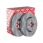 febi bilstein 39477 Brake Disc Set (2 Brake Disc) front, vented, No. of Holes 4