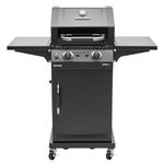 Charbroil Advantage CORE B 2 Burner, TRU‑Infrared Technology, Folding Side Shelves, Black