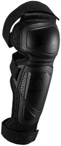 Leatt Adult 3.0 EXT Off-Road Motorcycle Full Length Knee and Shin Hard Shell Guard, Black, L/XL