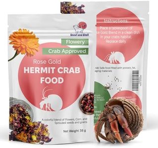 Snout and Shell Rose Gold, Flower, Seed & Grain Hermit Crab Food 39g, Multicolor, 1.34 Ounce (Pack of 1)