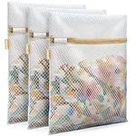 Prezon Mesh Laundry Bags, Washing Machine Wash Bags, Reusable and Durable Mesh Wash Bags for Delicates Blouse, Hosiery, Underwear, Bra, Lingerie Baby Clothes - 3M