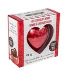 Regal Heart-shaped Hot Chocolate Bomb - Valentine's Day Gift - Belgian Milk Chocolate with Mini Marshmallows Inside, 41 grams