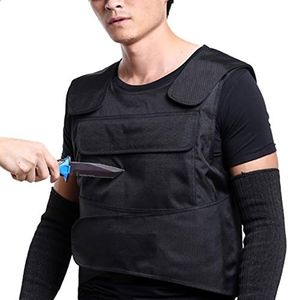 YD Gilet de protection contre les armes tranchantes - Port discret - Protection avant et arrière du haut du corps