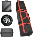 Yamato Kube Foldable Golf Travel Bag, Portable Golf Club Carrier (RED)