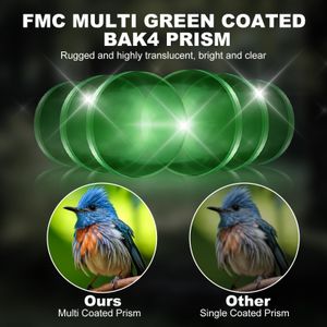 USCAMEL 8x21 Compact Binoculars – Lightweight Portable Folding