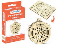 Funvention- for Little Scientist in Every Kid Wood Funvention Fun Fidgets- Assorted- Watch Diy Miniature Mechanical Models- Stem Learning 3D Puzzle Kit