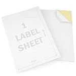 MATANA - 1000 Self Adhesive A4 Printing Address Label Sheets - 1 Label per Sheet