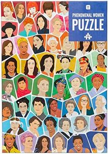Talking Tables 1000 pièces de Puzzle pour Femmes inspirantes avec Affiche et Feuille d'anecdotes Assorties | Design illustré coloré, d'anniversaire, Cadeaux féministes pour Elle, PUZZ-PHEN-WOM