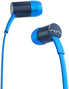 SOL REPUBLIC Jax Wired 3-Button in-Ear Headphones, Apple Compatible, Tangle Free Cable, in-Ear Noise Isolation, 4 Ear Tip Sizes, Great for Calls, 1111-36 Blue