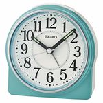 Seiko Marui Bedside Alarm Clock, Metallic Blue
