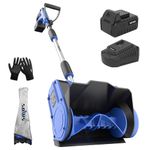 SOYUS Electric Snow Shovel Cordless - 20V 11-Inch Snow Shovel for Driveways, Lightweight Electric Snow Blower with Adjustable Handle (1x4.0Ah Battery, Charger and Cover Included)