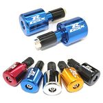 GT-Speed Blue"GSXR" Bar Ends for Suzuki GSXR 600 750 1000 1100 TL1000 SV650 SV1000S Hayabusa Katana 600 750 Bandit 1200 (READ Product description for Model & Year spcification)