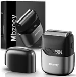 Mbzoey Electric Foil Shavers for Men: Mini Electric Razor for Face - IPX7 Waterproof Cordless Razor with LED Display & Fast Charge - Micro-Comb Technology & Precision Blades