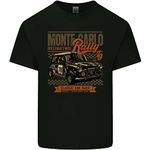 Monte Carlo Rally 79 Mini Car Enthusiast Mens Cotton T-Shirt Tee Top Black L