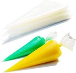 Cakance Piping Bags Disposable for Royal Icing and Cake Decorating, with 100Pcs Frosting Pastry Bags,Thick,Non-Slip for All Size Tips and Couplers…