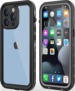 Dewfoam Design for iPhone 13 Pro Max Waterproof Case, Shockproof Dustproof Phone Case for iPhone 13 Pro Max with Screen Protector, Full Body Protective case for iPhone 13 Pro Max Cover 6.7'' (Black)