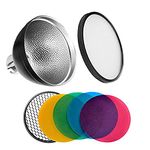 Godox AD-S2 Standard Reflector with Soft Diffuser and ad-s11 Witstro Flash Speedlite Accessories for Godox AD200 AD360 AD360II Flashes