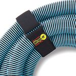 Super-Stretch Wrap-It Storage Straps, 24" (4 Pack) - Elastic Hook and Loop Cinch Straps - Garden Hose Strap, Pool Hose Organizer, Cables Straps, Extension Cord Wrap, Garage and RV Storage Accessories