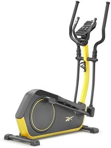 Reebok FR30 Magnetic Elliptical Cross Trainer for Smart Full Body Home Workout & Low Impact Cardio Fitness w/ 9KG Flywheel, 15” Stride, Tablet Holder, Bluetooth, LED Touchscreen, 32 Resistance Levels
