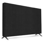 kwmobile Dust Cover for 32" TV - Fabric Case TV Protector for Indoor Flat Screen TVs - Black