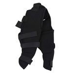 lvifloae Dog Leg Brace for Back Leg Knee Support Targets Torn A CL Cruciate Ligament Issues Osteoarthritis Luxating Patella Adjustable Pet Knee Brace for Dogs (HJ25 rear double leggings black XS)