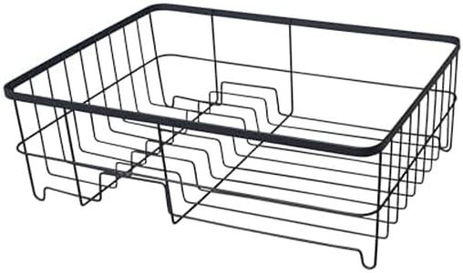 L.T. Williams Flat Wire Dish Drainer Rack, 41 cm x 30.5 cm Size, Black