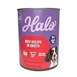 Halo Natural Wet Dog Food, Beef Rec
