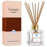 Tara Luxury Leather Reed Diffuser 120ml, Oud Scent, Home Fragrance, Essential oil - Perfect for Home Office Space