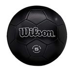 WILSON Traditional Soccer Ball - Size 5, Black