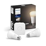 Philips Hue 2-Pack White A19 Dimmab