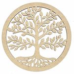 ADIKALA Life Of Tree In Round Shape With Cutting Design, Diy | Art Decor | Showpieces For Home Decor | Office | Wall Hanging Decoration Items 8. INCH