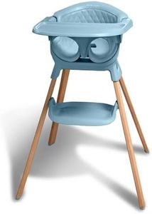 Evrloop Sustainably-Made 3 in 1 High Chair, Made with 100% Recycled, Regenerative and Recyclable Materials, Easily Converts to a Booster Chair. Buyback Guarantee with Cashback Rebate.