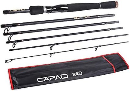 2.1m / 2.4m 6 Sections Carbon Spinning Casting Fishing Rod Lure Fishing Rod Hand Pole Fishing Tackle ZDHF