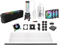 Thermaltake Pacific CL360 Max D5c Res/Pump 16.8 Million Color RGB (Alexa, Razer Chroma) Software Enabled Copper Radiator PETG Hard Tube Water Cooling Kit CL-W259-CU00SW-A