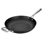 Stahl Blacksmith Hybrid Enamelled Cast Iron Frying Pan, Rust Proof Fry Pan, Cast Iron Egg Pan, Induction & Gas Stove Compatible, 2.3 L, 28 cm