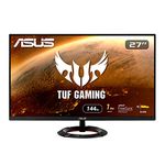 ASUS TUF Gaming 27” 1080P Monitor (VG279Q1R) - Full HD, IPS, 144Hz, 1ms, Extreme Low Motion Blur, Speaker, FreeSync™ Premium, Shadow Boost, VESA Mountable, DisplayPort, HDMI, Tilt Adjustable