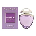 Bvlgari Omnia Amethyste Women Eau De Toilette Spray Satin Pouch, 0.84 Ounce