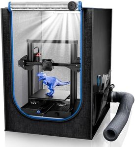 3D Printer Enclosure with Ventilation Kit, LED Light,Thermo-Hygrometer, Premium Fireproof Dustproof Tent Constant Temperature Protective Cover for Creality Ender 3 V3 SE/KE/Ender 3/3 Pro/3V2/3S1/Neo