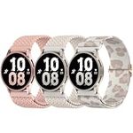 Delidigi Stretchy Bands Compatible with Samsung Galaxy Watch 5/4/6 40mm 44mm, Watch 6 Classic 43mm 47mm, Watch 5 Pro 45mm, Watch 4 Classic 42mm 46mm, Watch 3 41mm, Watch Active/Active 2, 20mm Nylon Straps Women Men