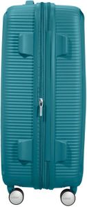 American Tourister Soundbox Medium Suitcase 67cm – Jade Green, 4-Wheel, Expandable, TSA Lock