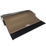 ShadePro - Legacy Roller Shades - Day Night Combo Pull Down Blinds - Light Filtering Solar Mesh Sunscreen for Day - Blackout Shade for Night - Fits RV, Camper, or Motorhome - Sandstone - 45" Drop