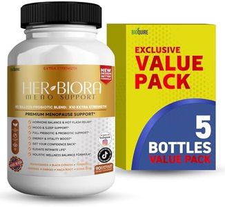 BIOQUIRE Her Body Extra Strength Menopause Support, 40 Billion Probiotic Blend, 90 Capsules, with Ashwaganda and Black Cohosh (5)
