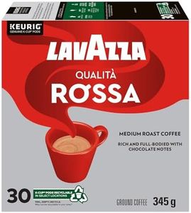 Lavazza Qualità Rossa Medium Roast K-Cup Coffee Pods, 30 Count For Keurig Coffee Makers